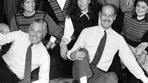 Foto di Sergio Calamari giovane con una moto d'epoca