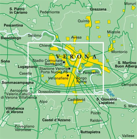 Mappa di Verona con evidenziate le fermate degli autobus vicine a Stradone Antonio Provolo