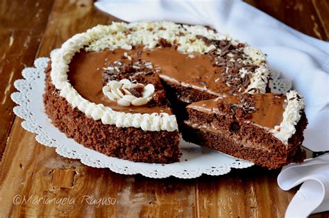 Torta Nutella e mascarpone decorata per una festa