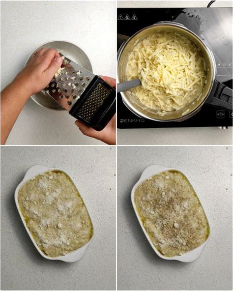 Assemblaggio del risotto al forno in una pirofila