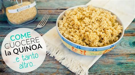 Schema visivo che illustra i passaggi per la corretta cottura della quinoa: risciacquo, proporzioni acqua/quinoa, cottura a fuoco basso.