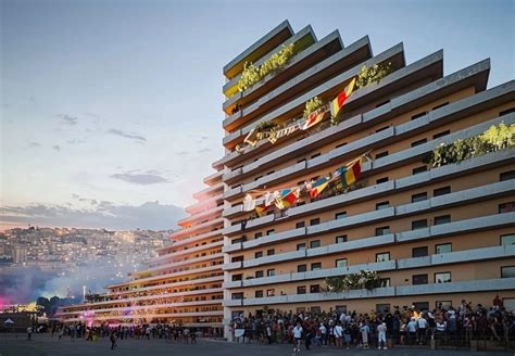 Planimetria delle Vele di Scampia, con evidenziata la Vela Celeste