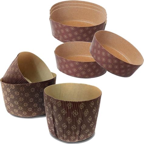 Set di stampi professionali per panettone di diverse dimensioni