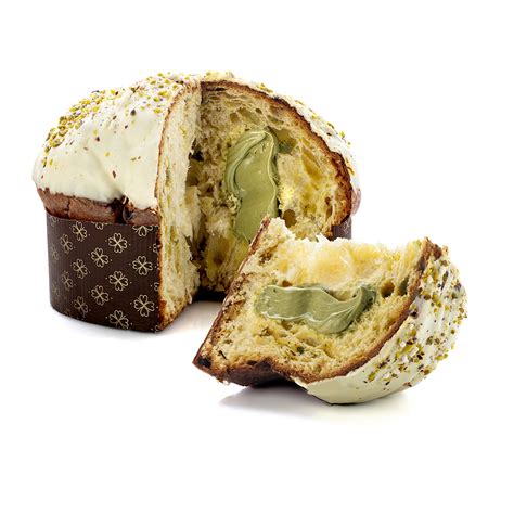 Immagine di un panettone farcito con crema al Dilettamisù, presentato in un elegante packaging