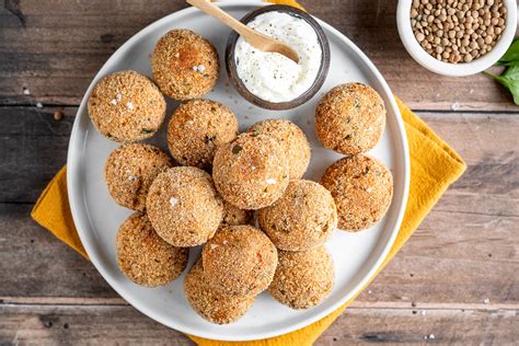 Ingredienti base per le polpette di lenticchie