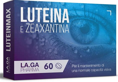 schema che mostra l'azione della luteina e zeaxantina sulla retina dell'occhio