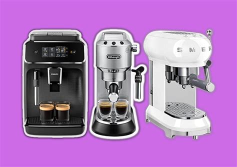 Collage di immagini che mostra i diversi modelli di macchine da caffè De'Longhi menzionati.