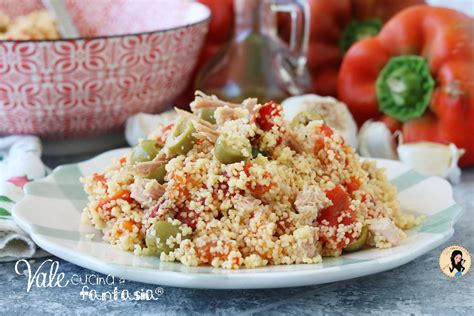Ingredienti per il cous cous con maiale e peperoni