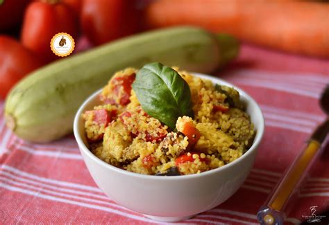 Cous cous di mais con lonza e verdure