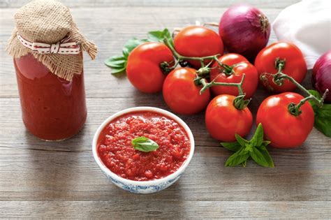 Vasi di passata di pomodoro fatti in casa