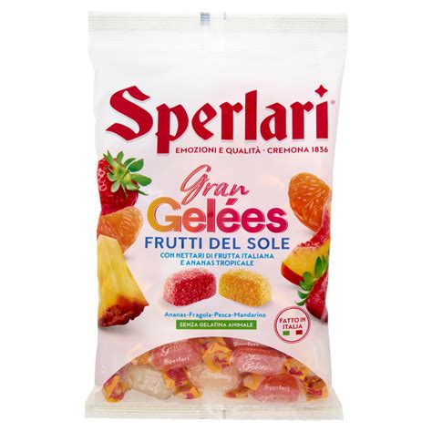 Immagine di confezione delle Gelées Sperlari Frutti del Sole