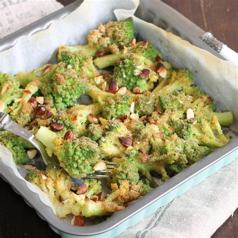 Broccolo romanesco gratinato al forno