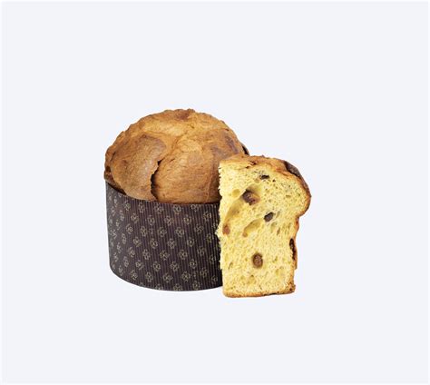 illustrazione di un panettone soffice con canditi e uvetta