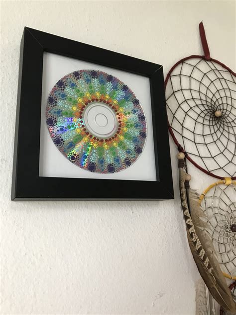 Quadretto con mandala realizzato con lenticchie di vario tipo
