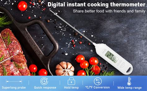 Termometro da cucina che indica la temperatura ideale per la frittura.