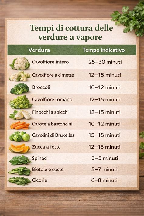 Schema comparativo tra cottura a vapore e bollitura delle verdure