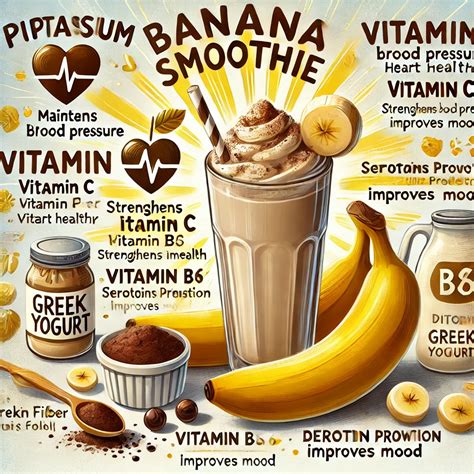 infografica sui benefici del frullato di banana e kiwi