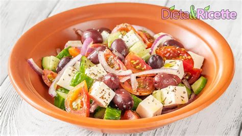 Ingredienti tipici dell'insalata greca