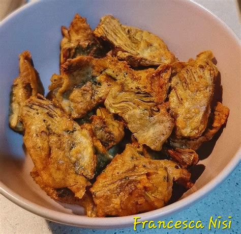 carciofi in friggitrice ad aria pronti