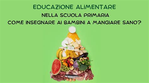 Illustrazione di bambini che partecipano a un'attività educativa sull'alimentazione sana in una scuola primaria.