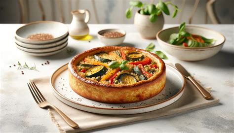 ingredienti freschi per tortino di verdure