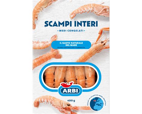 Scampi interi e code sgusciate per il risotto