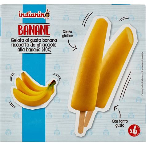 Gelato su stecco a forma di banana ricoperto di cioccolato