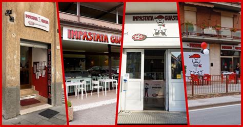 Vista esterna del ristorante Impastata Guasta con parcheggio adiacente