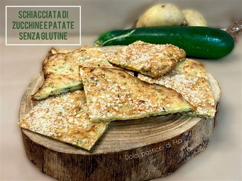 ingredienti per focaccia di zucchine senza glutine e vegana
