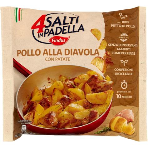 Immagine del Pollo alla Diavola Findus con contorno di patate