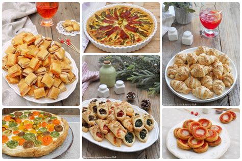 Una composizione di antipasti colorati e invitanti per Capodanno