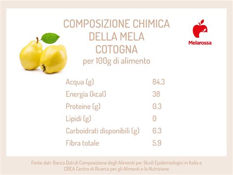 Infografica comparativa dei valori nutrizionali di mela e pera.