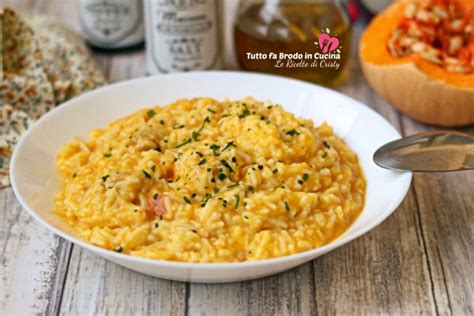 piatto di risotto alla zucca Delica