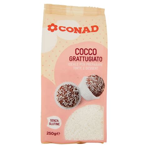 Ciotola con cocco grattugiato e ingredienti per la granita
