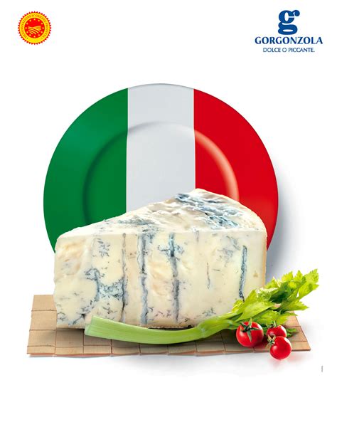 Immagine di una confezione di Gorgonzola DOP con certificazione