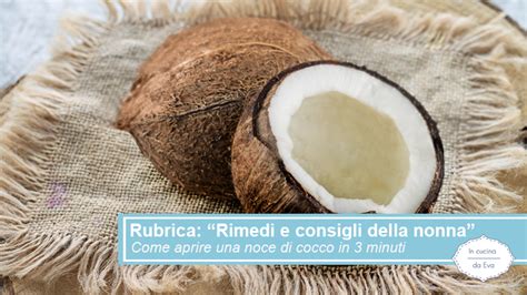 Infografica che illustra la composizione nutrizionale di una noce di cocco