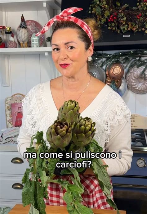 Schema di come pulire un carciofo per la farcitura