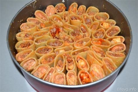 Paccheri ripieni al forno con ripieno filante