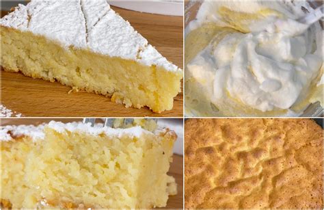 Infografica con le fasi principali della preparazione della torta Caprese al cioccolato bianco