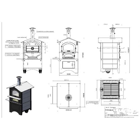Schema di un barbecue impostato per cottura indiretta
