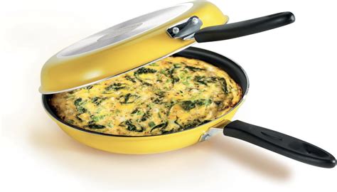 Padella antiaderente per frittata con coperchio