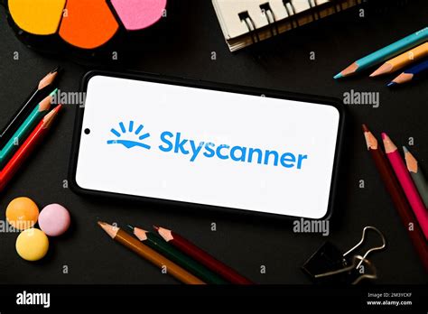 Schermata dell'app Skyscanner su smartphone