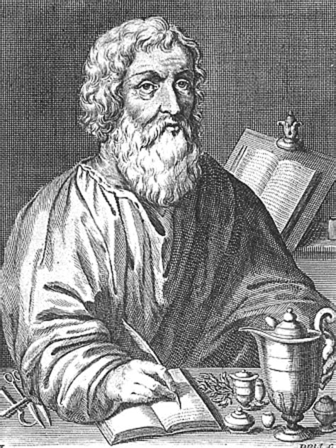 Illustrazione storica di Ippocrate che discute delle proprietà dell'orzo.