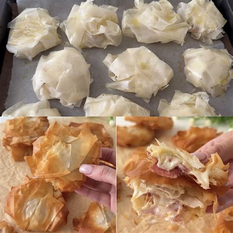 Fagottini di pasta fillo dorati e croccanti