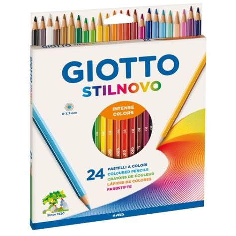 Matite colorate Giotto Stilnovo Maxi con fusto triangolare e mina maxi