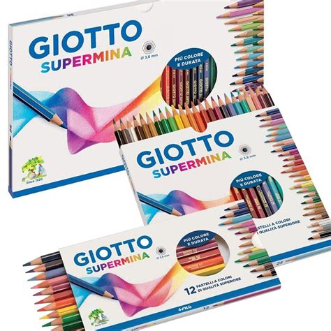 Confezione di matite colorate Giotto con mina da 3,3 mm
