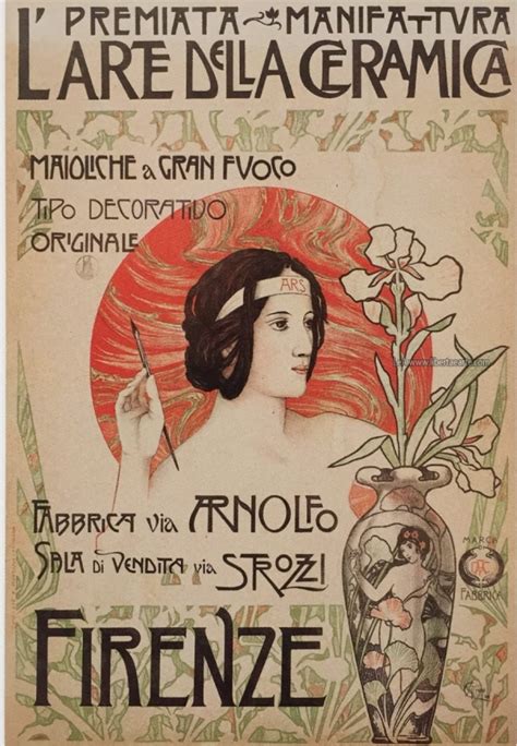 Manifesto pubblicitario d'epoca per una grande magazzino