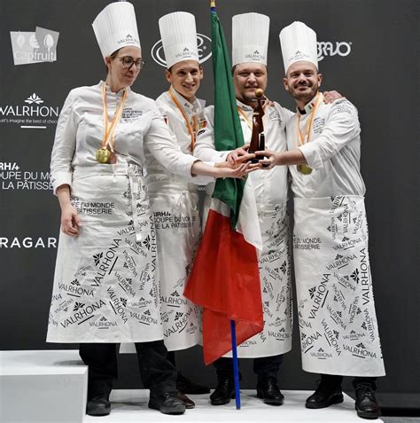 Il team italiano della Coppa del Mondo di Pasticceria 2021