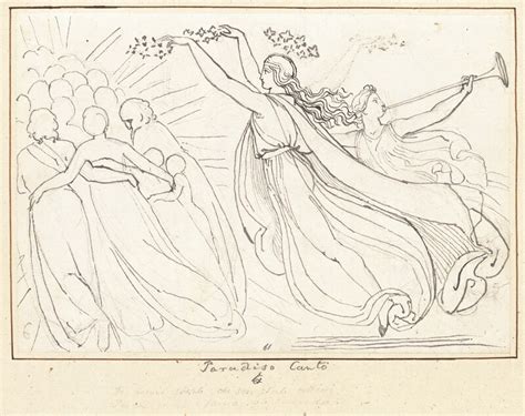 Illustrazione di John Flaxman sull'esilio di Dante