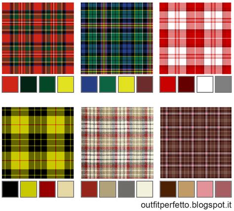 Panno scozzese in cotone con fantasia tartan